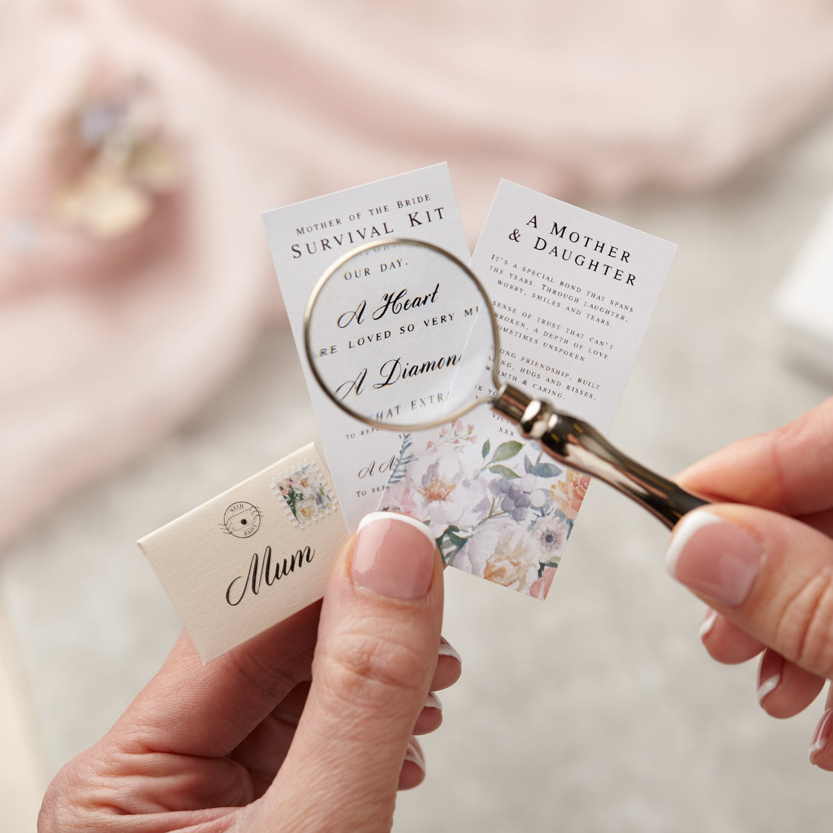 Mother of the Bride Gift, Personalised Keepsake
