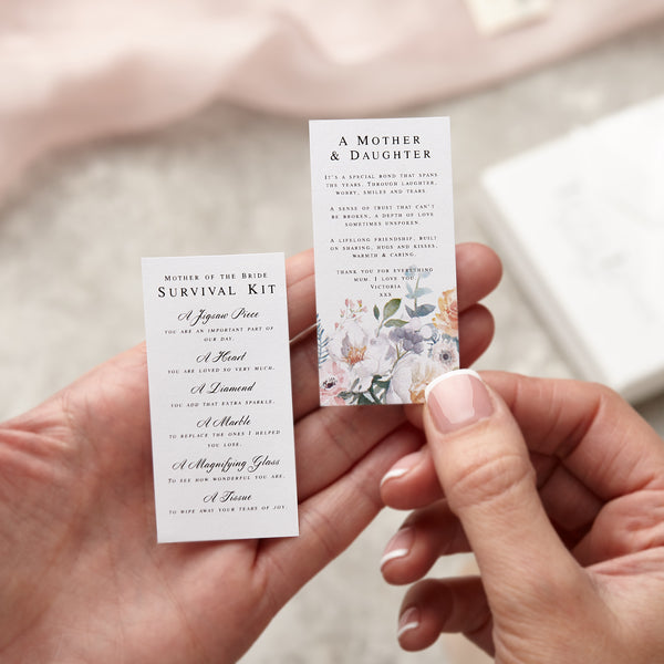 Mother of the Bride Gift, Personalised Keepsake