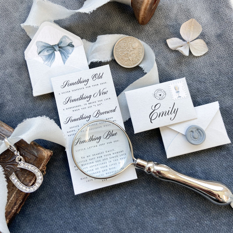 Wedding Morning Bridal Gift -  A twist on a Victorian Tradition