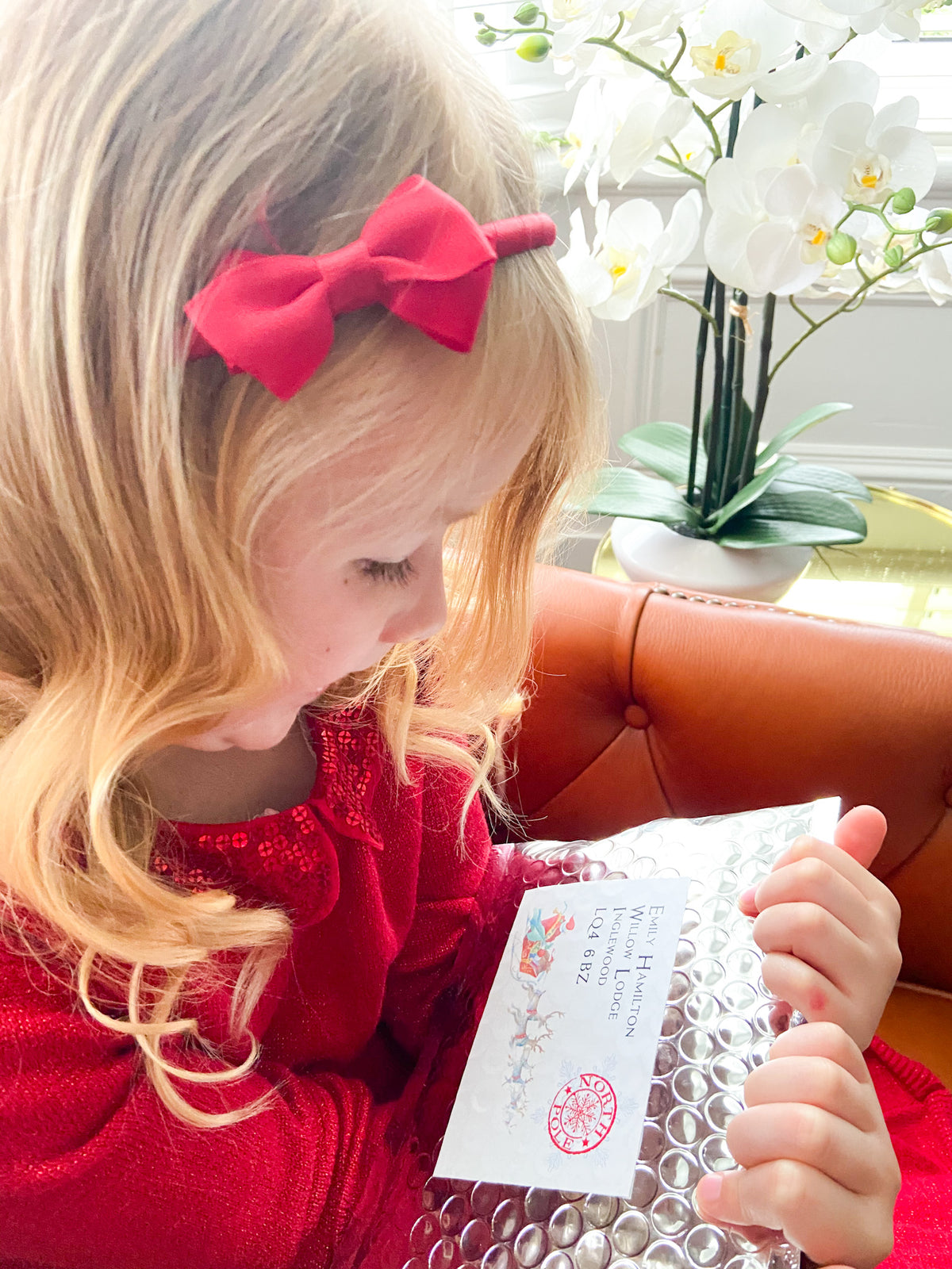 Personalised Father Christmas Letter with Magnifying Glass