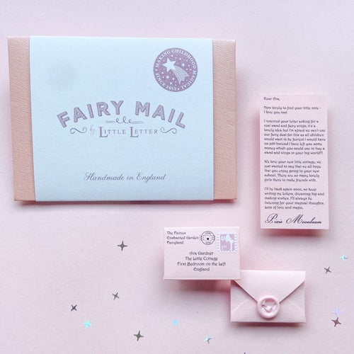 Personalised pink fairy letter for children
