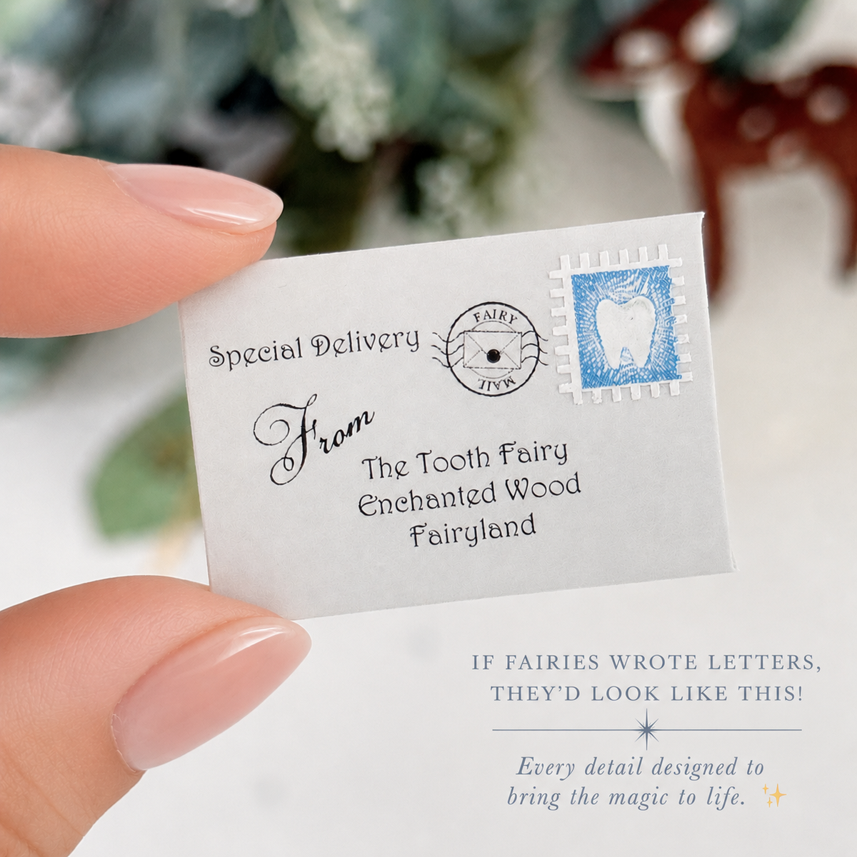 Tooth Fairy Letter Kit (Blue)