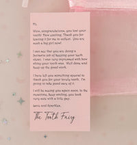 Tooth Fairy Letter Kit (Pink)