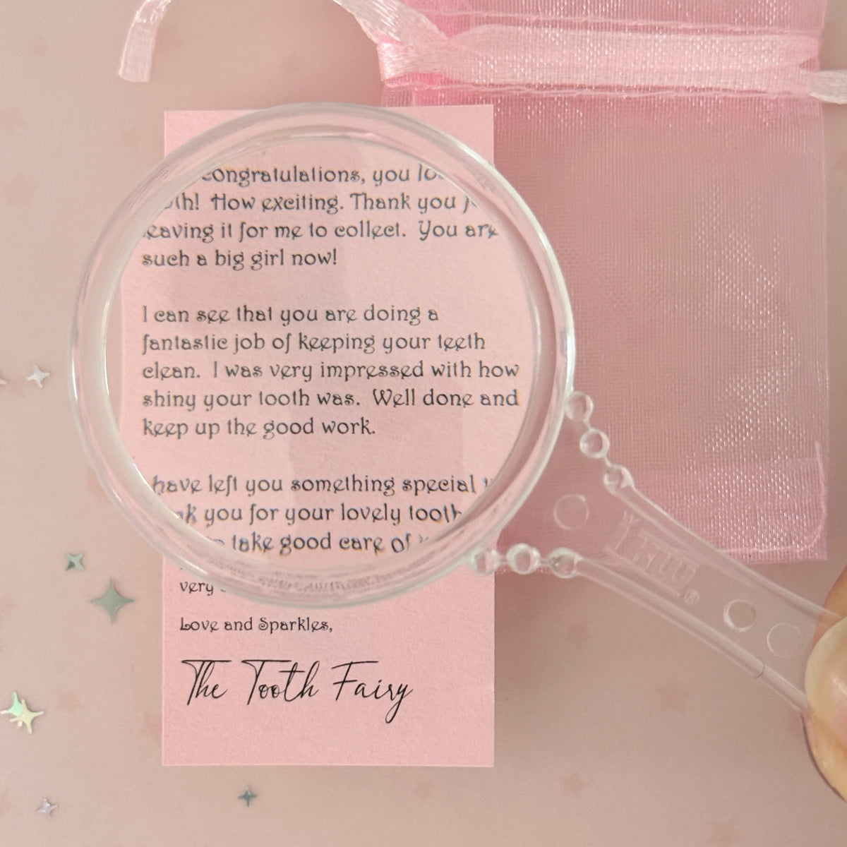 Tooth Fairy Letter Kit (Pink)