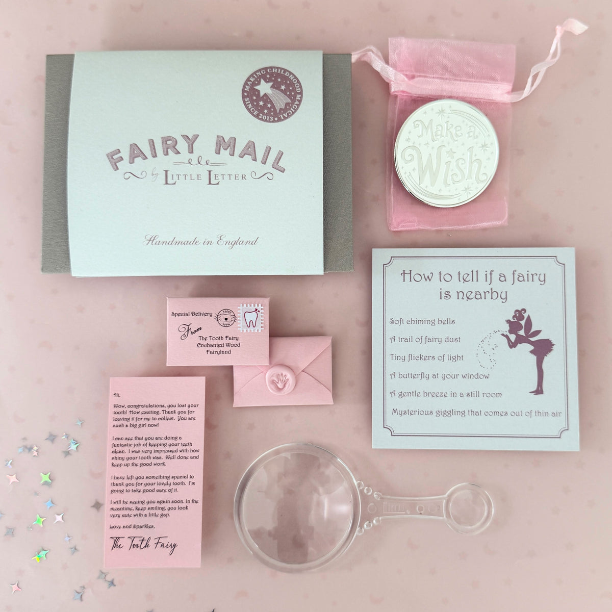Tooth Fairy Letter Kit (Pink)