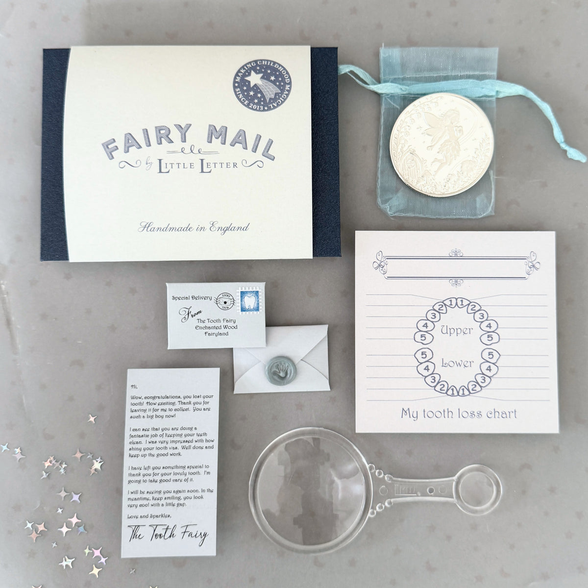 Tooth Fairy Letter Kit (Blue)