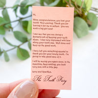 Fairy Letter - Personalised - Use for Child anxiety, birthday wishes, loss of loved one or pet.
