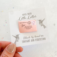 Miniature Tooth Fairy Letter