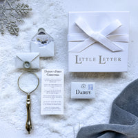 Daddy's First Christmas -Personalised Miniature Letter with Baby's Birth Date – Sentimental Poem Gift
