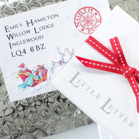 Personalised Father Christmas Letter with Magnifying Glass