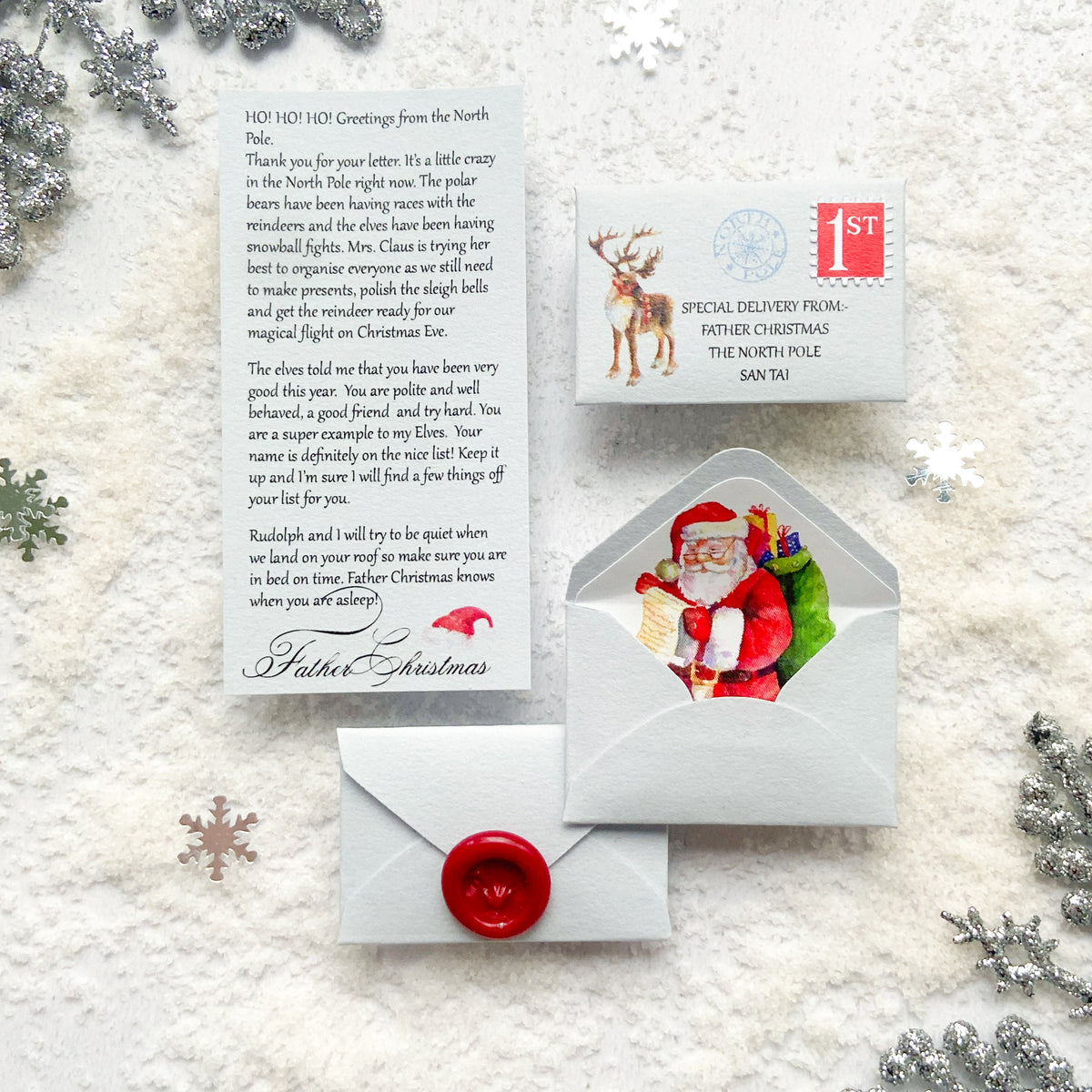 Father Christmas Letter & Magnifying Glass (Non-Personalised)