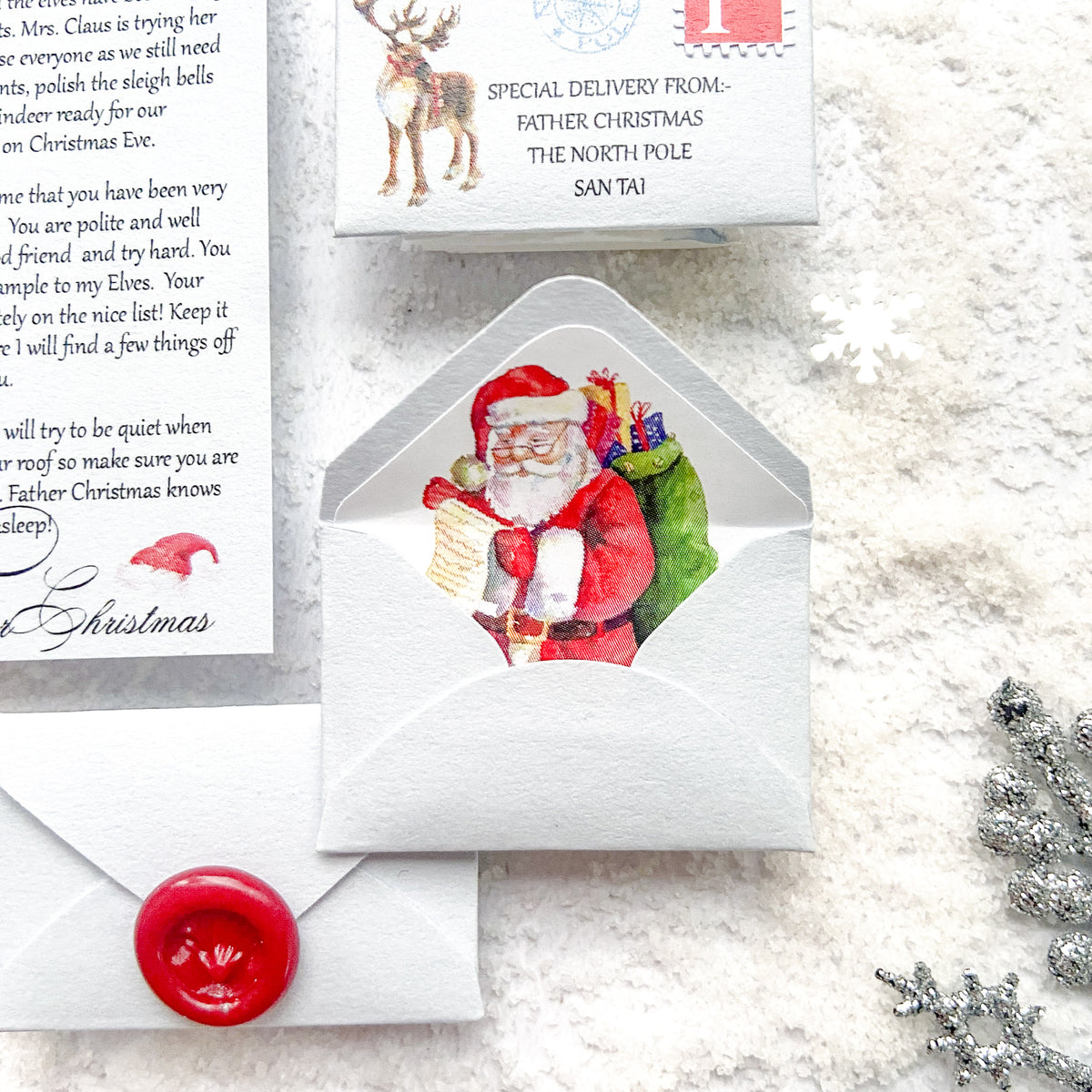Father Christmas Letter & Magnifying Glass (Non-Personalised)