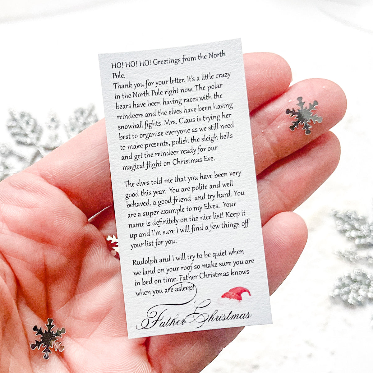 Father Christmas Letter & Magnifying Glass (Non-Personalised)