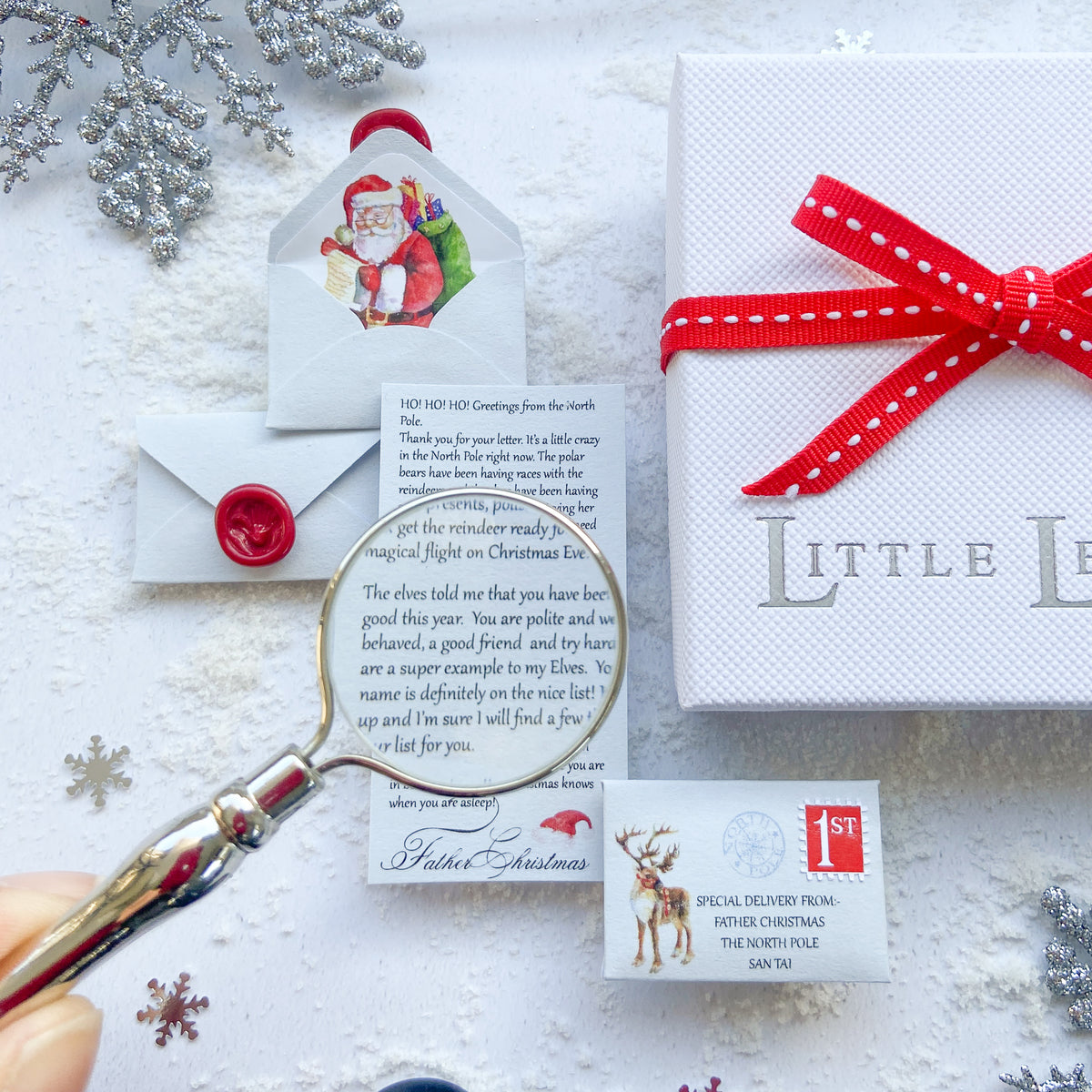 Father Christmas Letter & Magnifying Glass (Non-Personalised)