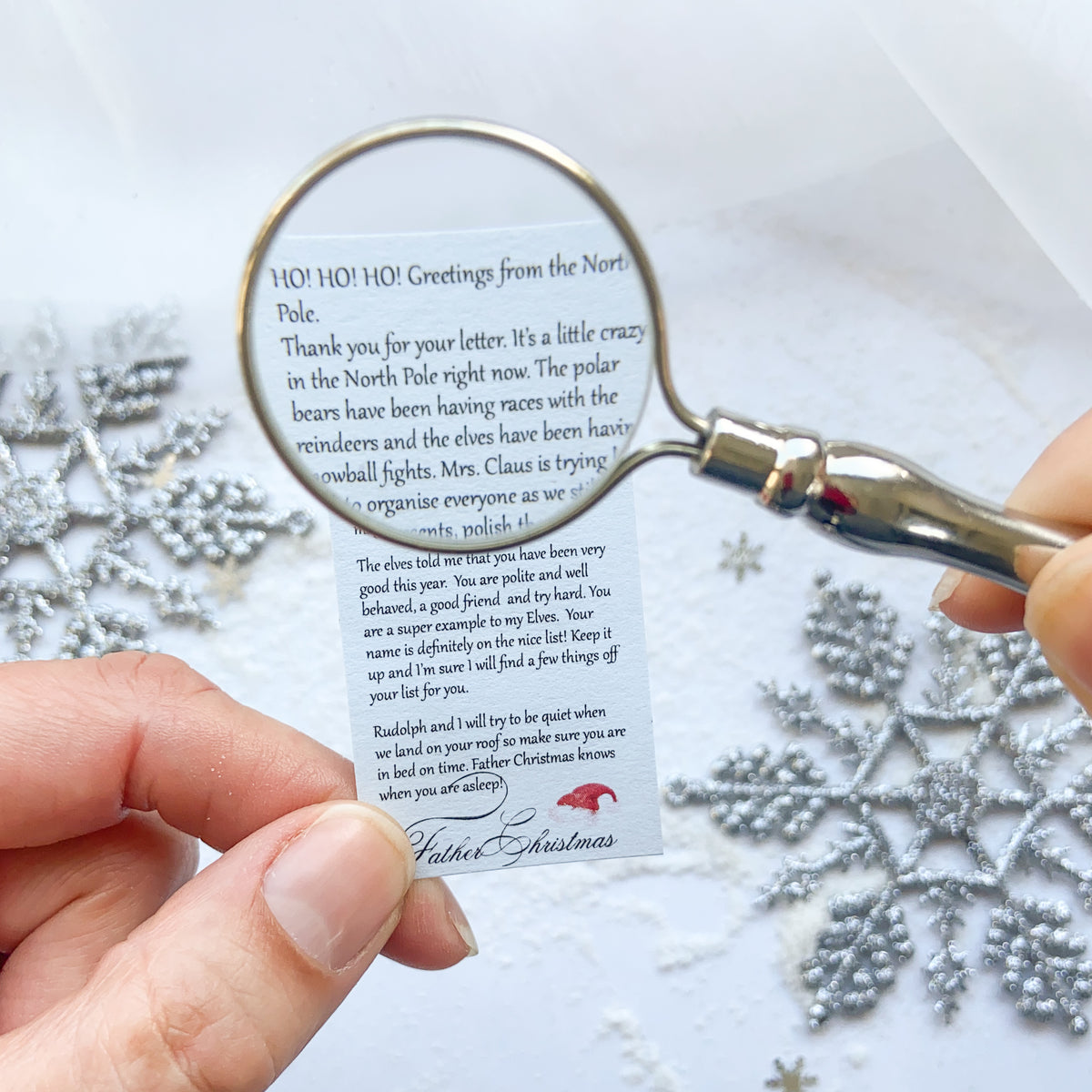 Father Christmas Letter & Magnifying Glass (Non-Personalised)