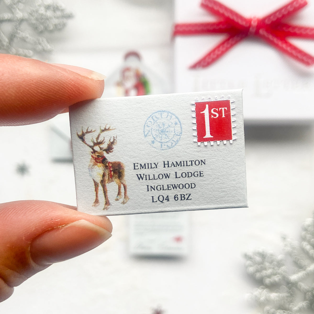 Personalised Father Christmas Letter with Magnifying Glass