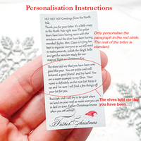 Personalised Father Christmas Letter with Magnifying Glass