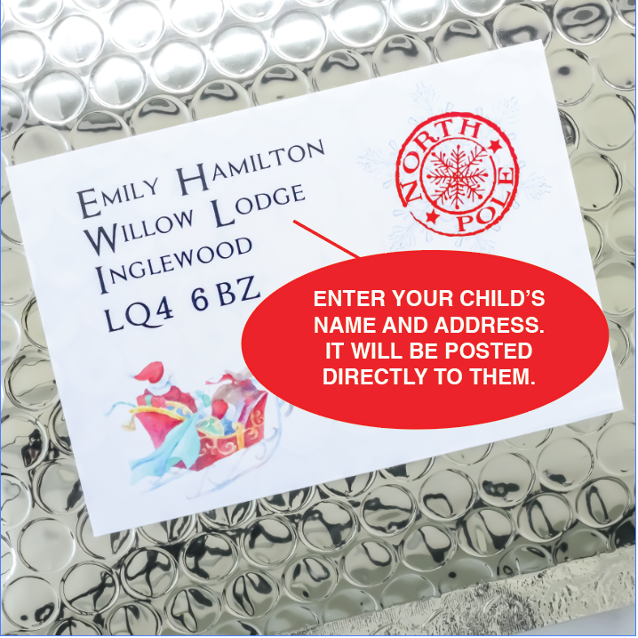 Personalised Father Christmas Letter with Magnifying Glass