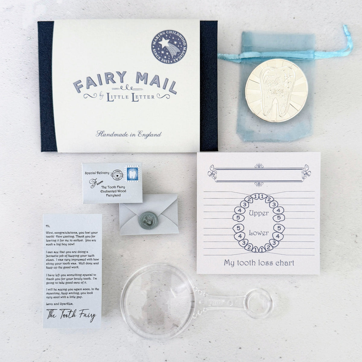 Tooth Fairy Letter Kit (Blue)