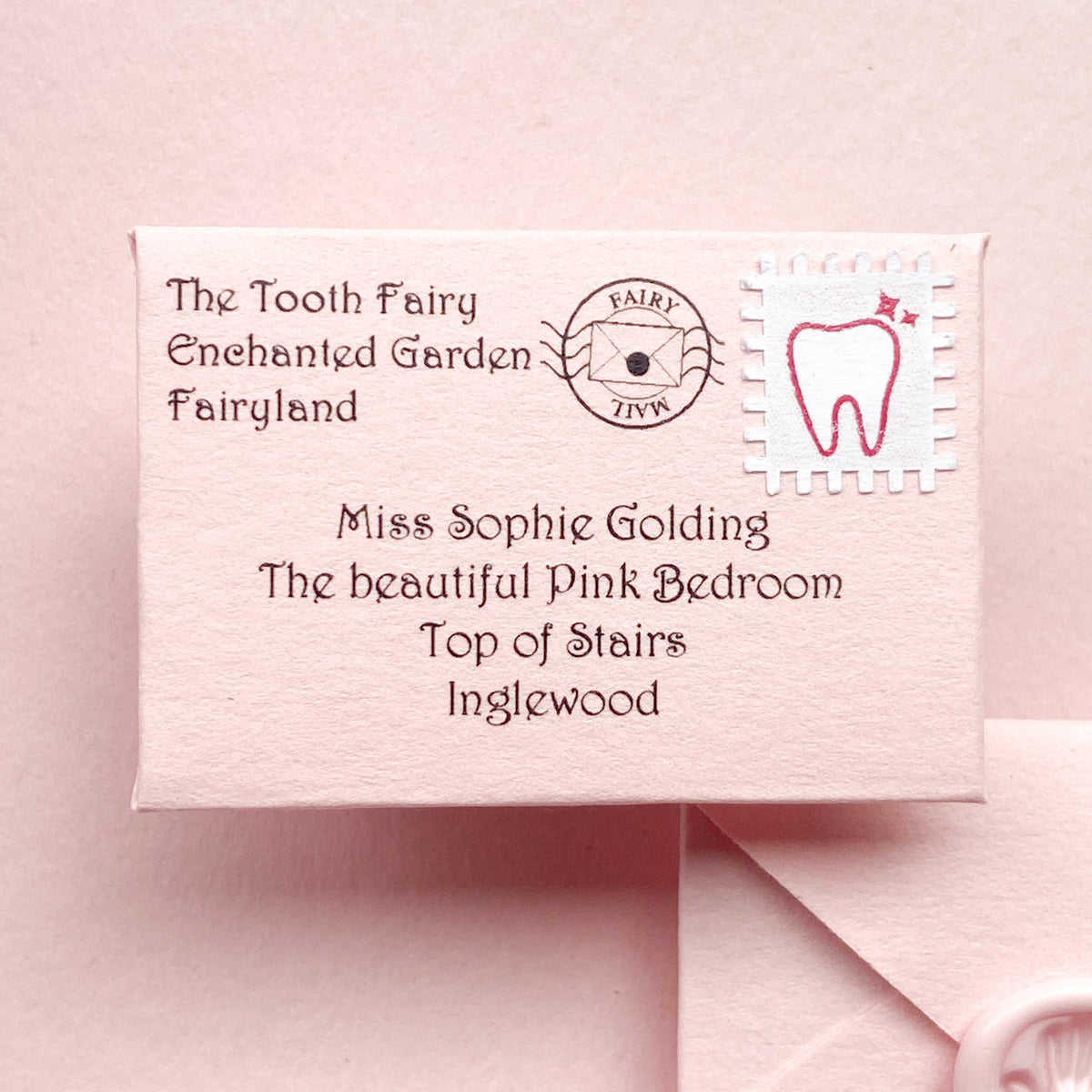 Personalised Tooth Fairy Letter - Pink
