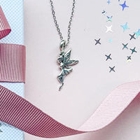 Silver Fairy Necklace and Birthday Letter Keepsake