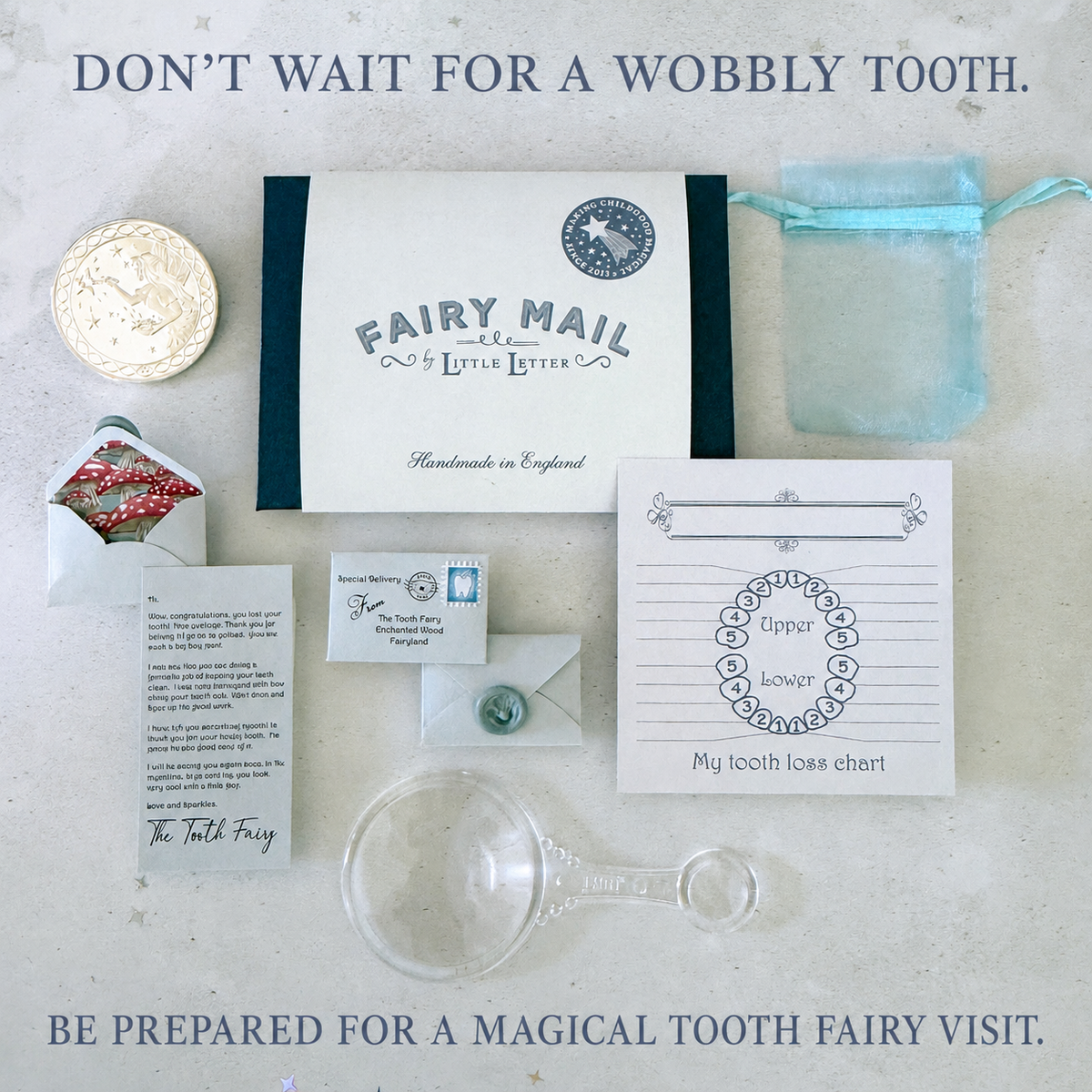 Tooth Fairy Letter Kit (Blue)