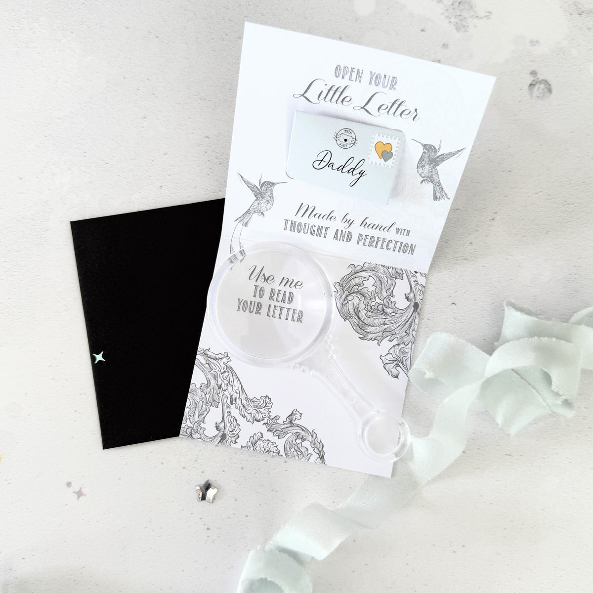 Personalised First Father’s Day Letter for Daddy | Tiny Keepsake Gift from Baby