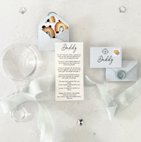 Personalised First Father’s Day Letter for Daddy | Tiny Keepsake Gift from Baby