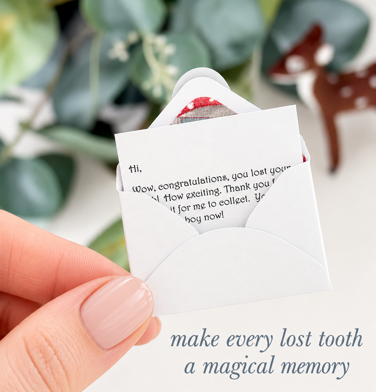 Tooth Fairy Letter Kit (Blue)
