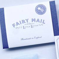 Personalised tooth fairy gift letter in blue design