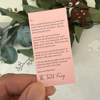 Tooth Fairy Letter Kit (Pink)
