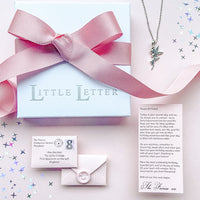 Silver Fairy Necklace and Birthday Letter Keepsake