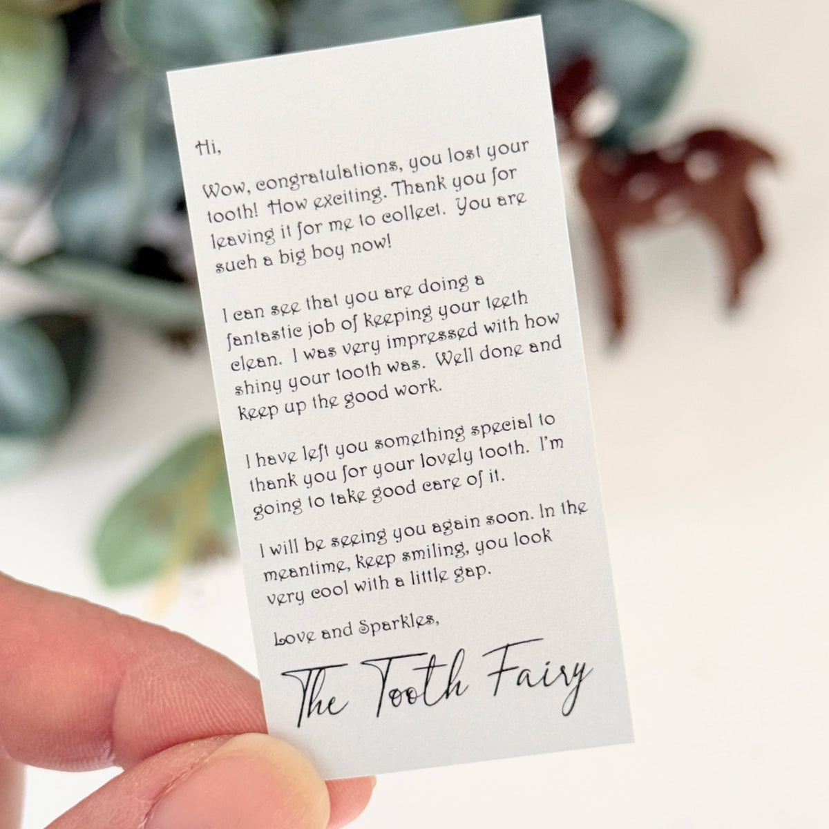 Tooth Fairy Letter Kit (Blue)