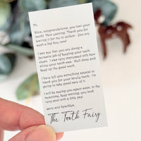 Tooth Fairy Letter Kit (Blue)